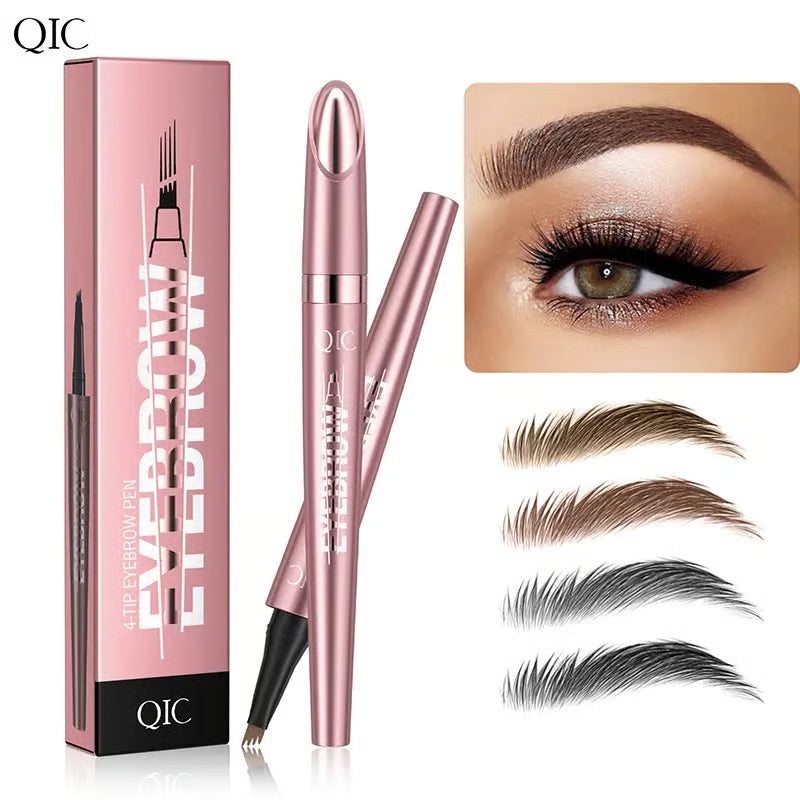 🔥BUY 1 GET 1 FREE --First special offer in 2026🔥Waterproof Micro-Fork Eyebrow Pencil, Long-Lasting Brow Pen for Natural Hair-Like Strokes