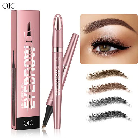 🔥BUY 1 GET 1 FREE --First special offer in 2026🔥Waterproof Micro-Fork Eyebrow Pencil, Long-Lasting Brow Pen for Natural Hair-Like Strokes