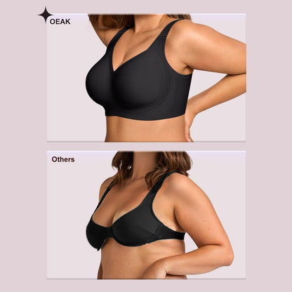 🏆🔥Super Firming Leopard Print Jelly Bra | Women Wirefree Bras 👍No More Sagging Breasts