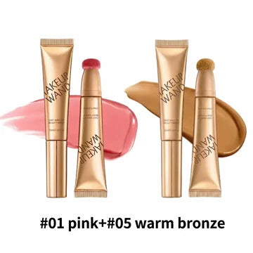 🎁LAST DAY  BUY 1 GET 1 FREE 💖Blush Wand & Contour Wand Duo