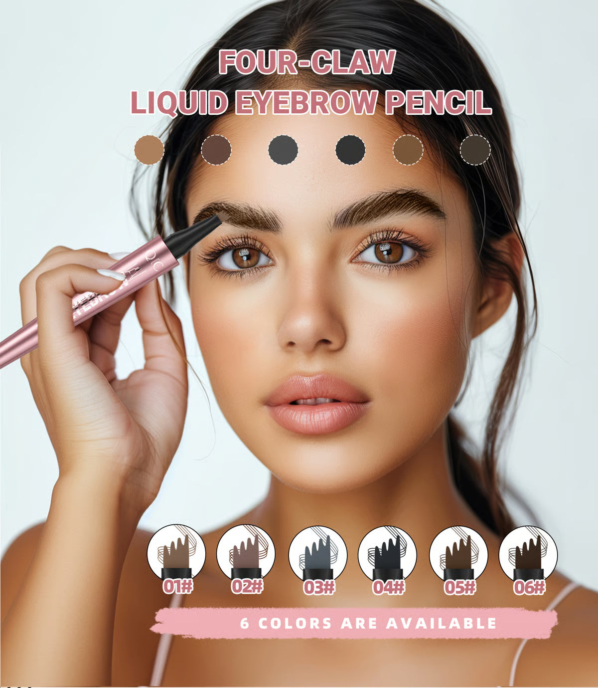 🔥BUY 1 GET 1 FREE --First special offer in 2026🔥Waterproof Micro-Fork Eyebrow Pencil, Long-Lasting Brow Pen for Natural Hair-Like Strokes
