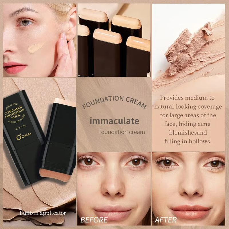 🔥Last Day Promotion 49% OFF✨Luminous Dual-Ended Concealer Foundation Stick