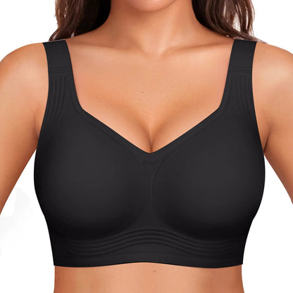 🏆🔥Super Firming Leopard Print Jelly Bra | Women Wirefree Bras 👍No More Sagging Breasts