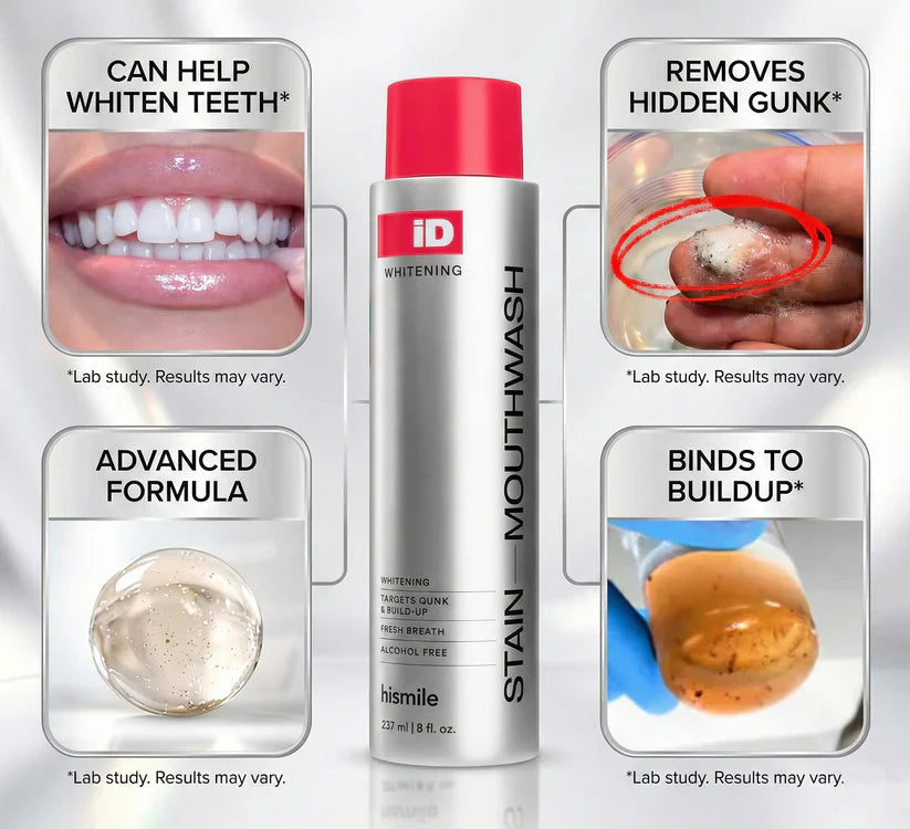🔥LAST DAY 50% OFF 🦷Power Stain-Removing Mouthwash – Brighter Teeth in Every Rinse 💎
