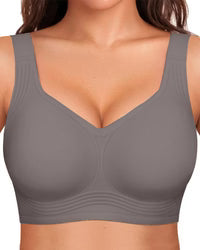 🏆🔥Super Firming Leopard Print Jelly Bra | Women Wirefree Bras 👍No More Sagging Breasts